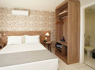 Quarto Luxo Casal Hotel Promenade Itaguaí